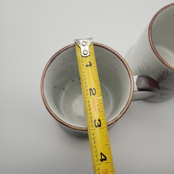 Vintage Duck Coffee Mug Pair Made in Japan Ceramic Mallard Waterfowl Cabin Decor - Picture 12 of 12